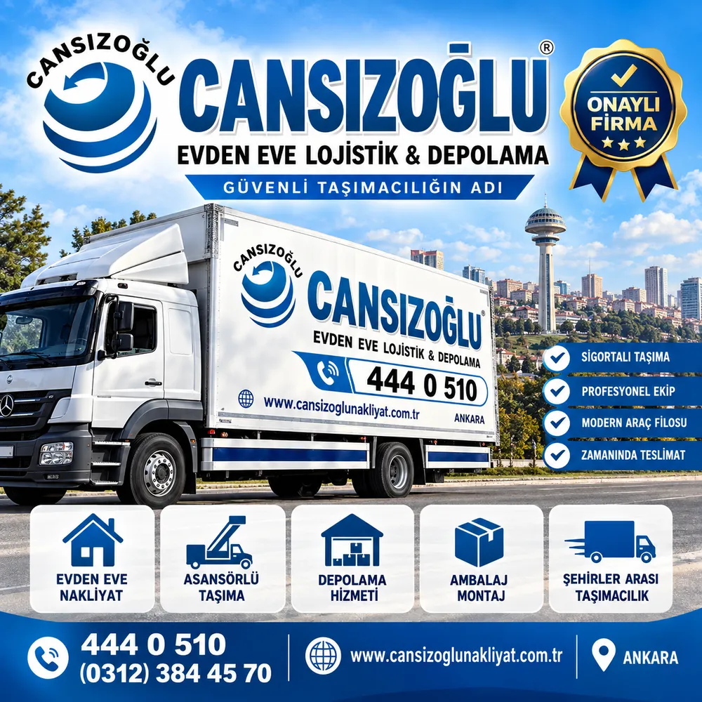 Cansızoğlu Nakliyat - Ankara evden eve nakliyat ve depolama, Tel: 444 0 510